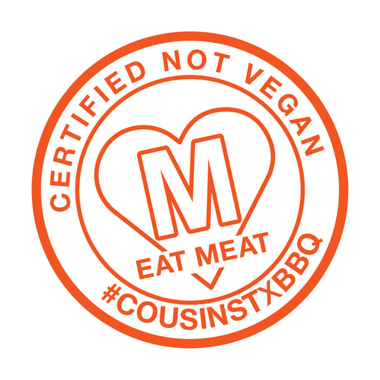 Certified Not Vegan Brand Sticker