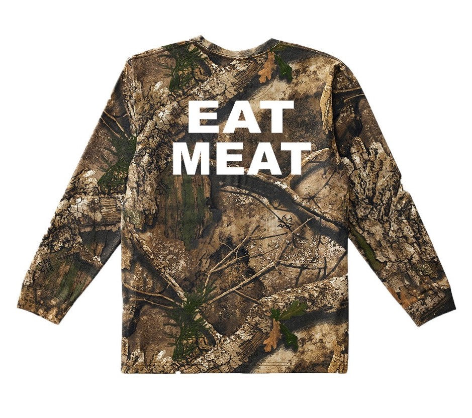 Realtree® Camo EAT MEAT Long Sleeve Tee