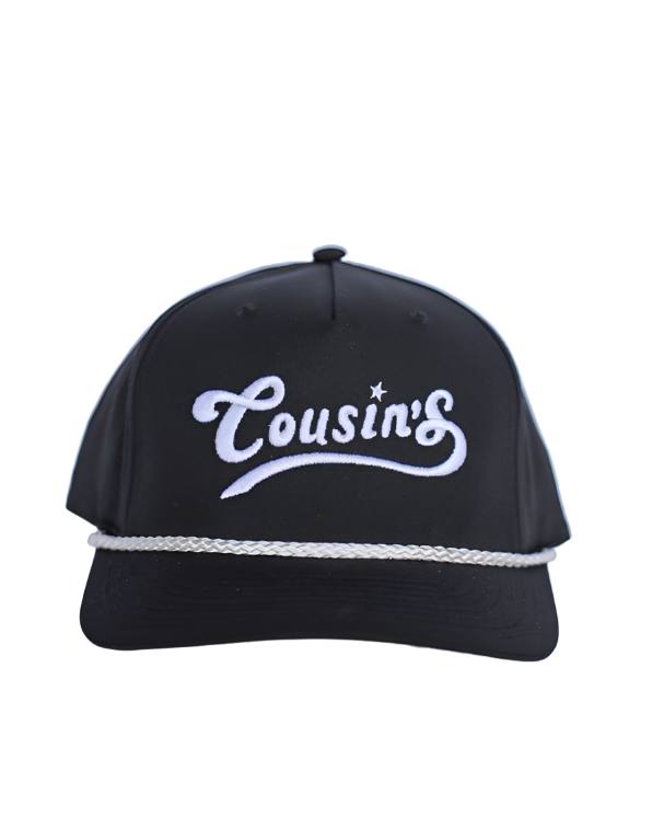 Vintage Cousins BBQ Black Hat