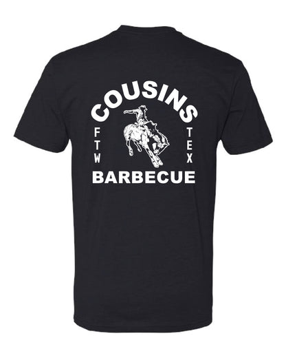 Cousins BBQ Bucking Bronco Tee